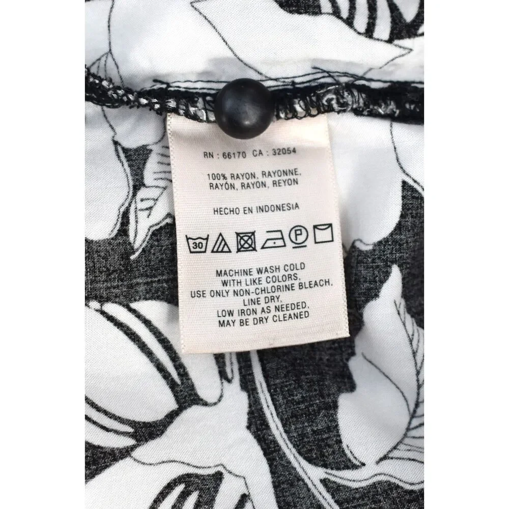 Maeve Anthropologie Zola Short Sleeve Printed Mini Dress Black & White Size 4_7